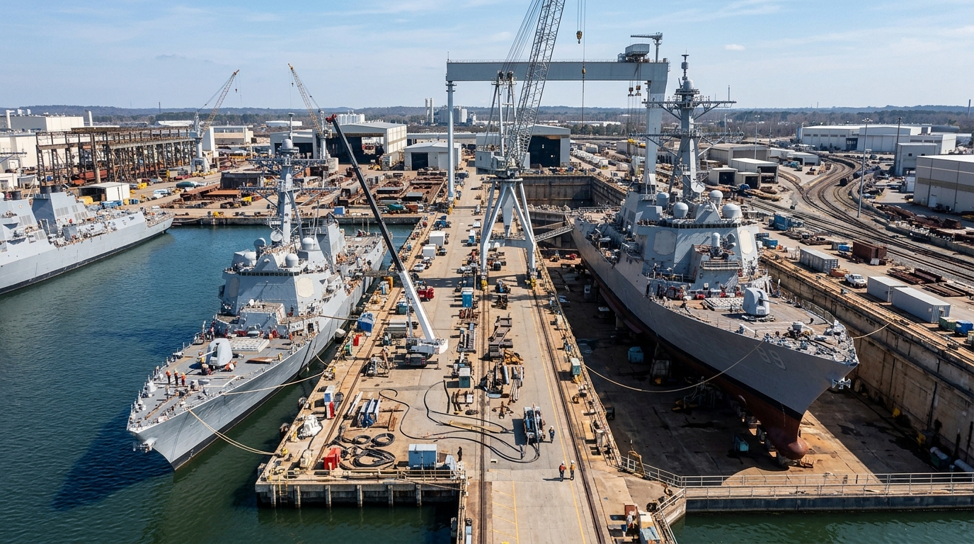 【トランプ政権】米海軍艦艇建造の再建を指示 ―外国造船企業にも参入枠！