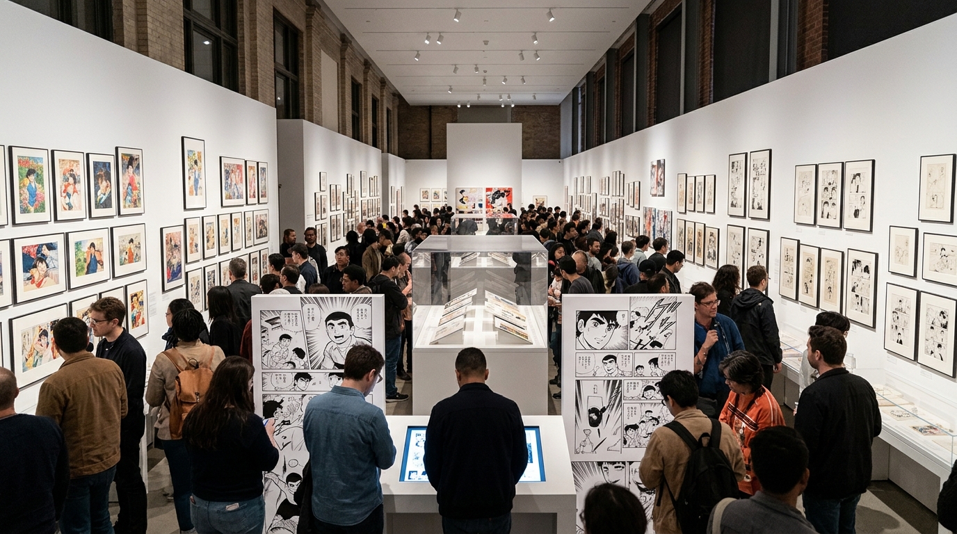 【ブルックリン美術館】米国初の大規模マンガ展「Art of Manga」が10月3日開幕 ―ONE PIECE・ジョジョ・犬夜叉など600点超!